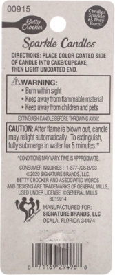 Betty Crocker Gold Sparkler Candle - 18 CT - Image 4