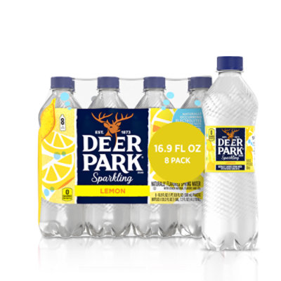 Deer Park Sparkling Water Lemon - 8-16.9 FZ - Image 1