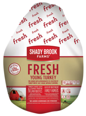 Shady Brook Farms Whole Turkey Fresh - Weight Between 16-20 Lb