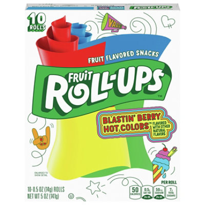 Betty Crocker Fruit Roll-ups Variety Fruit Flavored Snacks - 10ct