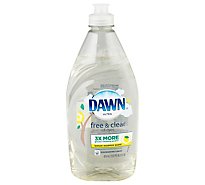 Dawn Ultra Dishwashing Liquid Free & Clear Lemon Essence - 16.2 Fl. Oz.