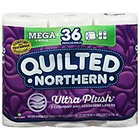 Quilted Northern Ultra Plush 9 Mega Roll Toilet Paper - 9 RL - Image 3