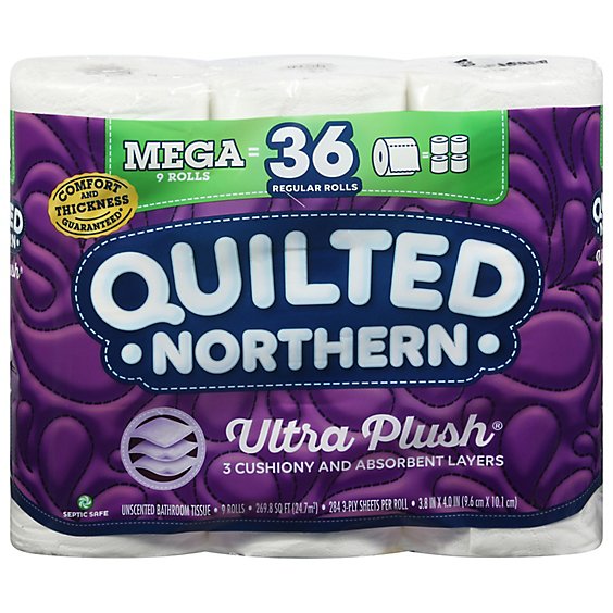 Quilted Northern Ultra Plush 9 Mega Roll Toilet Paper - 9 RL