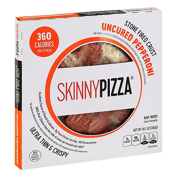 Skinnypiz Pizza Uncured Pepperoni - 10.7 OZ