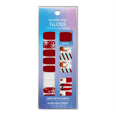 Gloss Ultra Shine Gel Strips Santas Helper - EA - Image 1