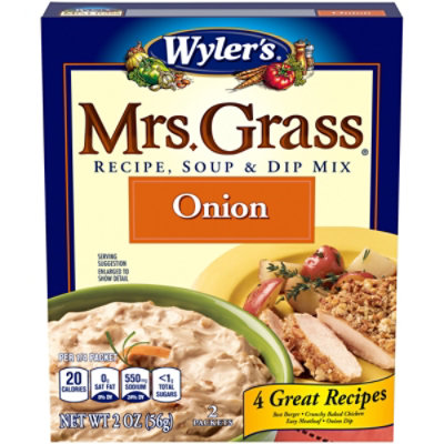 Wlyers Mrs Grass Soup & Dip Onion Mix - 2 OZ - Image 3