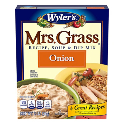 Wlyers Mrs Grass Soup & Dip Onion Mix - 2 OZ - Image 1