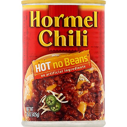 Hormel Hot Chili Without Beans - 15 OZ - Image 2