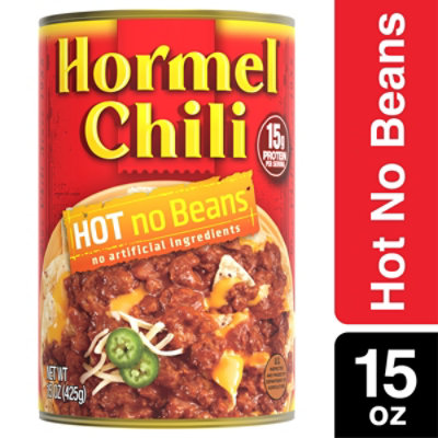 Hormel Hot Chili Without Beans - 15 Oz - Image 2