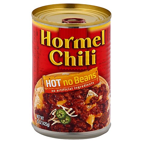 Hormel Hot Chili Without Beans - 15 OZ