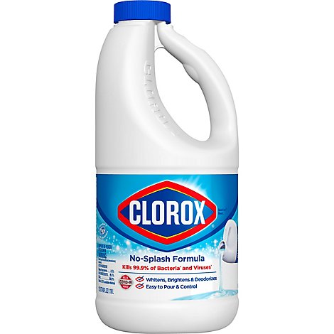  Clorox Splash-less Liquid Bleach Regular - 40 FZ 