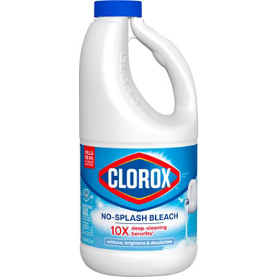  Clorox Splash-less Liquid Bleach Regular - 40 FZ 