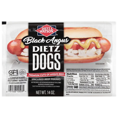 Dietz & Watson Franks Beef Black Angust - 14 Oz - Image 3