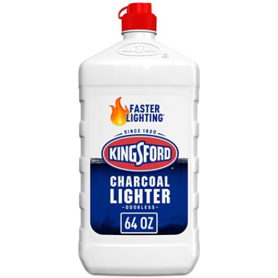 Kingsford Odorless Charcoal Lighter Fluid Bottle For Bbq Charcoal - 64 Fl. Oz.