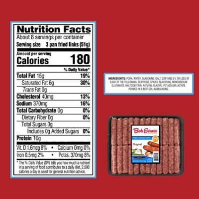 Bob Evans Original Sausage Link - 20 OZ - Image 7