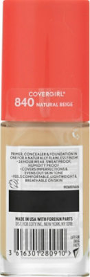 COVERGIRL Outlast Extreme Wear SPF 18 840 Natural Beige 3 In 1 Foundation - 1 Fl. Oz. - Image 5