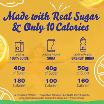 Crystal Light Pure Lemonade Naturally Flavored Powdered Drink Mix  - 5 Count - Image 2