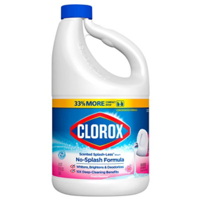 Clorox SplashlessFresh Meadow Bleach - 77 Oz