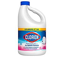 Clorox Splash-less Liquid Bleach Fresh Meadow - 77 FZ