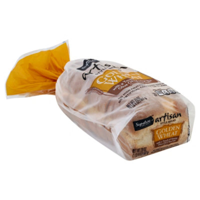 Signature Select Bread Artisan Golden Wheat - 20 OZ