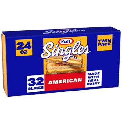 Kraft Singles American Slices Twin - 32 Count