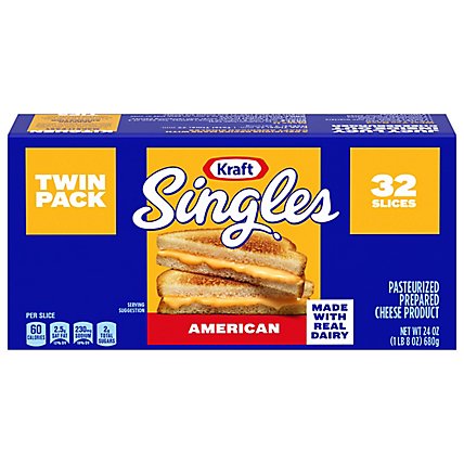 Kraft Singles American Slices Twin Pack - 32 Count - Image 2