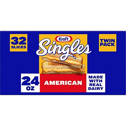 Kraft Singles American Slices Twin Pack - 32 Count - Image 3