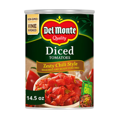 Del Monte Zesty Chili Style Diced Tomatoes - 14.5 Oz - Image 1
