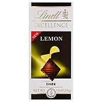 Lindt Excellence Dark Chocolate Bar Lemon - 3.5 Oz - Image 1