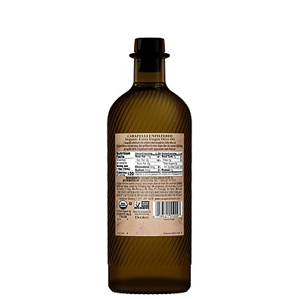 Carapelli Organic Unfiltered Extra Virgin Olive Oil - 25.5 FZ - Image 2