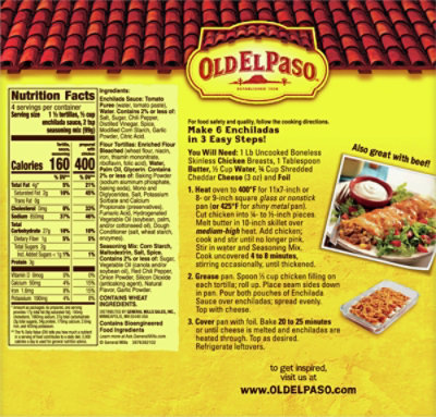 Old El Paso Enchilada Dinner Kit - 14 OZ - Image 6