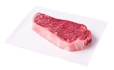 Beef Top Loin New York Strip Steak Boneless Imported - 1 Lb