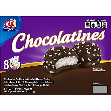 Gamesa Chocolatines Marshmellow Cookies - 11.7 OZ - Image 2