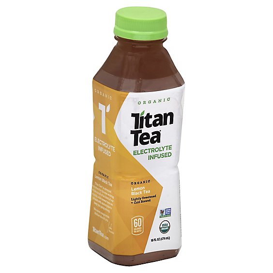 Titan Tea Tea Black Lemon Or - 16 FZ