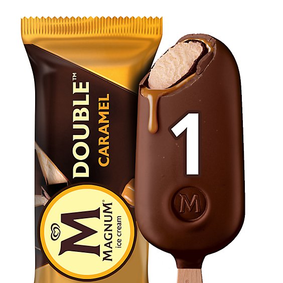 Magnum Mini Double Caramel Ice Cream Bar - 1 Count