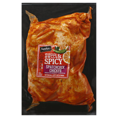 Signature Select Chicken Spatchcock Sweet & Spicy - LB