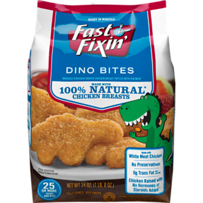 Fast Fixin Advance Pierre Chicken Dinosaur Nugget - 24 Oz - Image 1