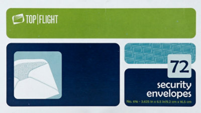 Top Flight Envelopes Boxed Security - 72 CT - Image 2