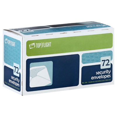 Top Flight Envelopes Boxed Security - 72 CT - Image 1