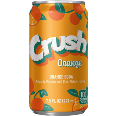 Crush Orange Soda In Mini Cans - 10-7.5 Fl. Oz. - Image 3