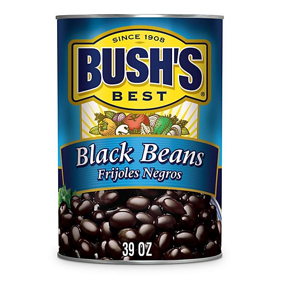 BUSH'S BEST Black Beans - 39 Oz