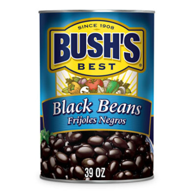 BUSH'S BEST Black Beans - 39 Oz