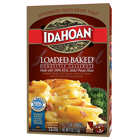 Idahoan Loaded Baked Homestyle Casserole Box - 4 Oz