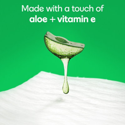 Cottonelle GentlePlus Flushable Wipes with Aloe & Vitamin E Refill Bag - 42 Count - Image 3