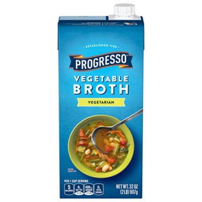 Progresso Vegetarian Veg Broth - 32 OZ