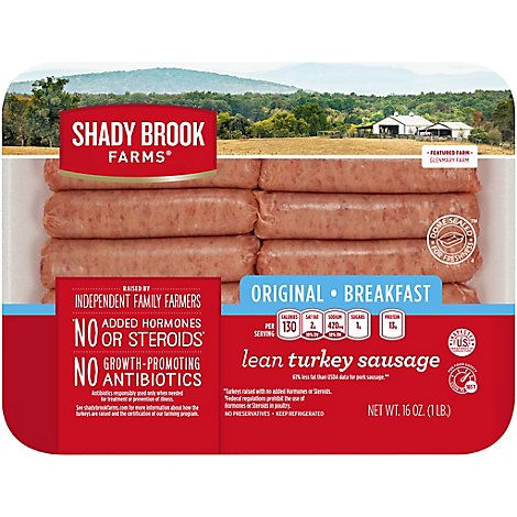 Shady Brook Farms Breakfast Turkey Sausage - 1 Lb