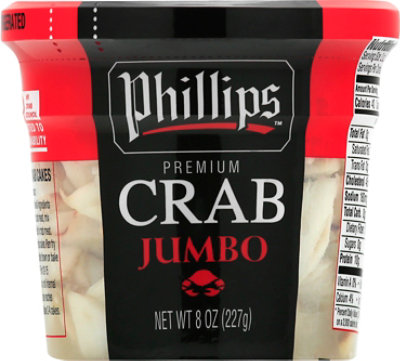 Phillips Jumbo Lump Crab Meat - 8 OZ - kingsfoodmarkets