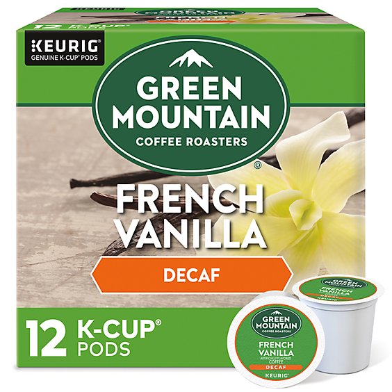 Green Mountain Coffee French Vanillia Decaf - 12 CT