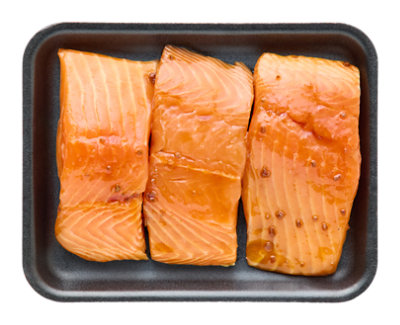 Salmon Fillet with Teriyaki Marinade - Each - Image 1