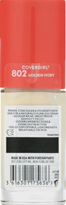 COVERGIRL Outlast Extreme Wear SPF 18  802 Golden Ivory 3 In 1 Foundation - 1 Fl. Oz. - Image 5